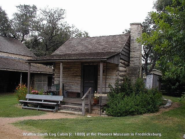 Walton-Smith Log Cabin (c1880) in Pioneer Museum