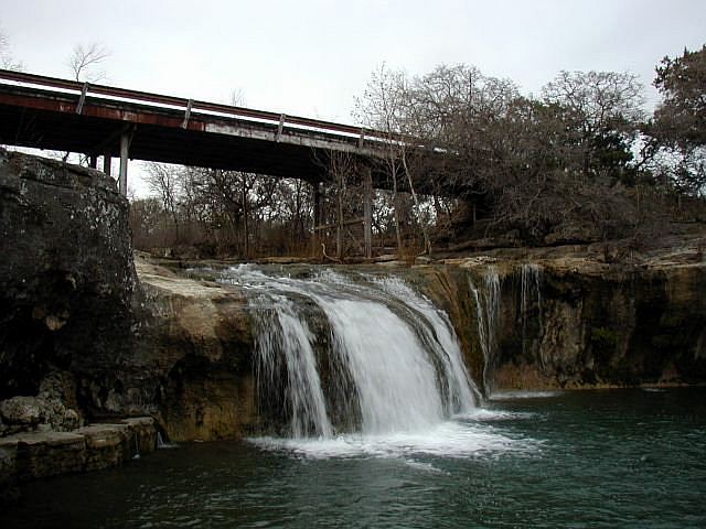 Waterfall in Crawford city park