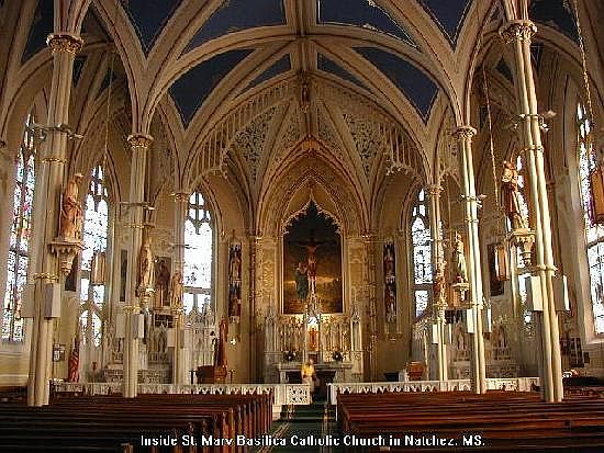 Inside Saint Mary Basilica