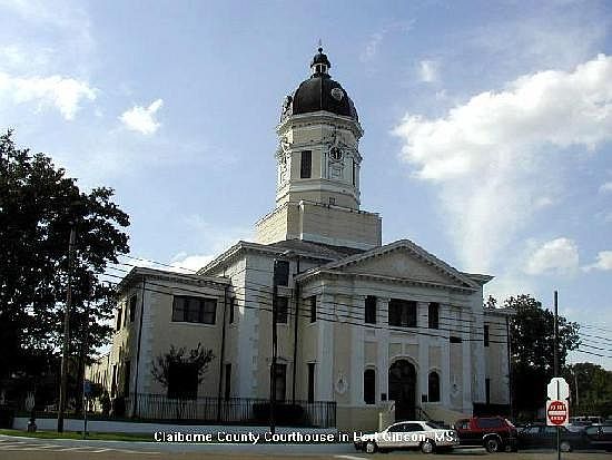 Claiborne County Courthouse in Port Gibson, MS.